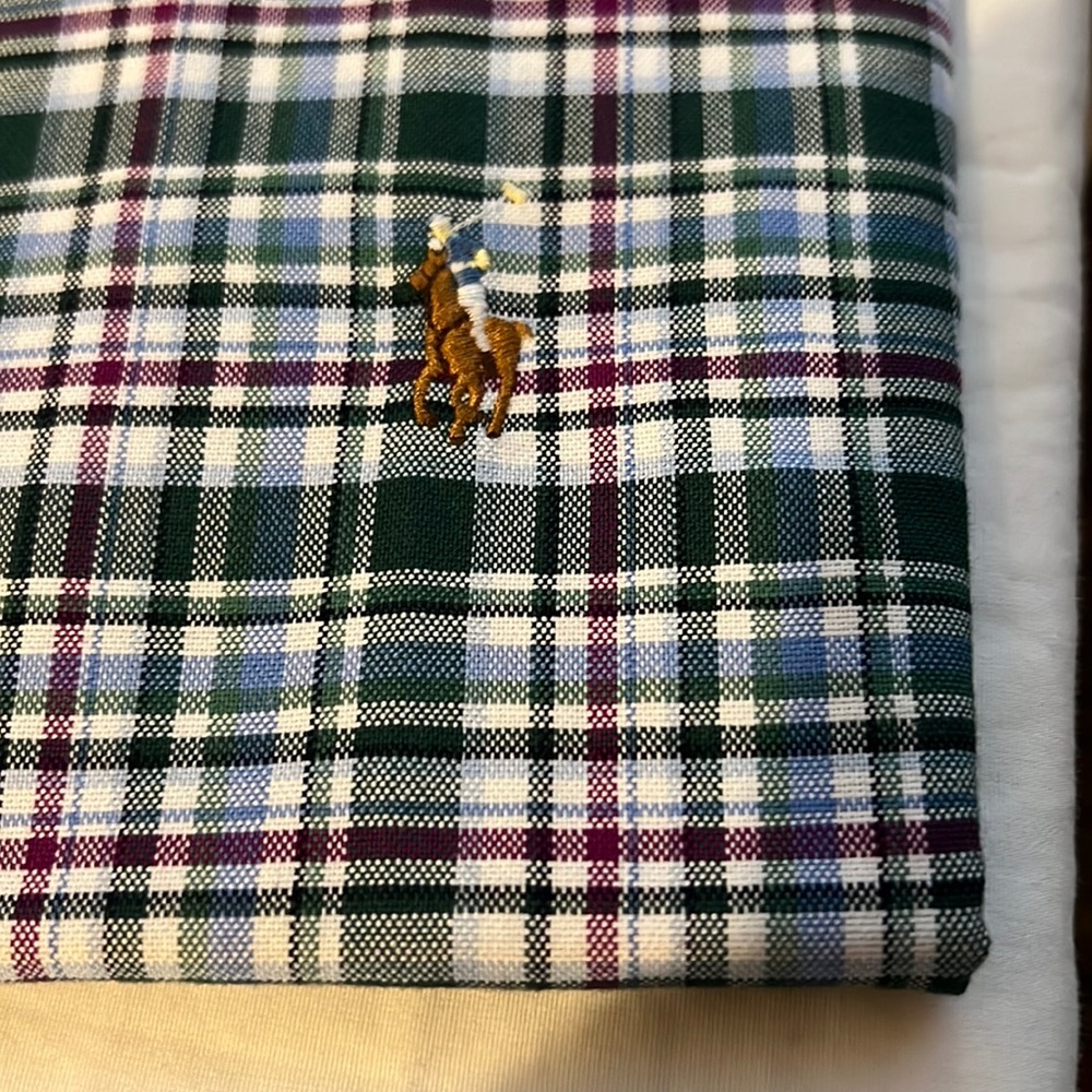 *SOLD*Polo RALPH LAUREN Plaid short sleeve shirt - Picture 2 of 5